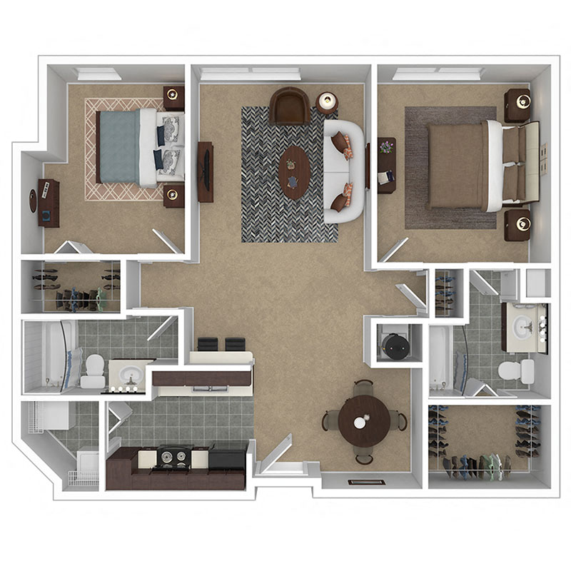 Meridian at Grandview C1 Floor Plan